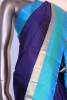 Navy Blue Classic Kanjeevaram Silk Saree
